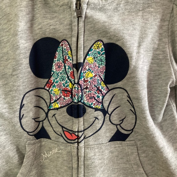 GAP Kids Gray Hoodie with Mickey Mouse Design - Picture 2 of 5